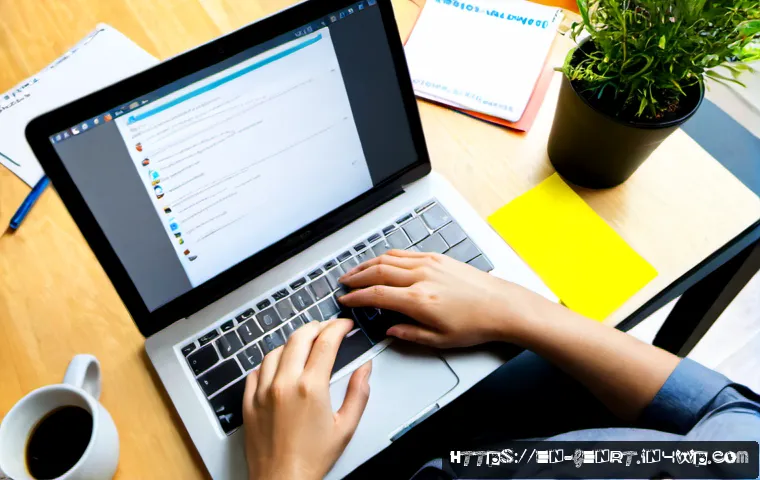 AI로 창의적인 블로그 포스팅 기획하기 - Photorealistic overhead view of a creative blogger planning an AI-assisted article at a bright home ...